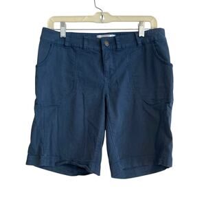 Adventura Navy Blue Fair Trade Mid Thigh Outdoor Organic Cotton Shorts Size 4